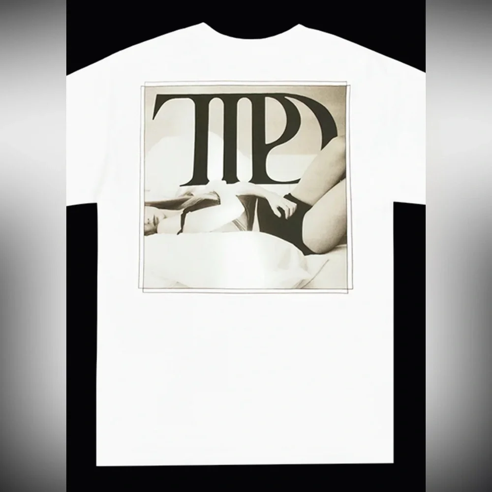 BRAND NEW Authentic The Tortured Poets Department White T-Shirt Size XL - Picture 5 of 7